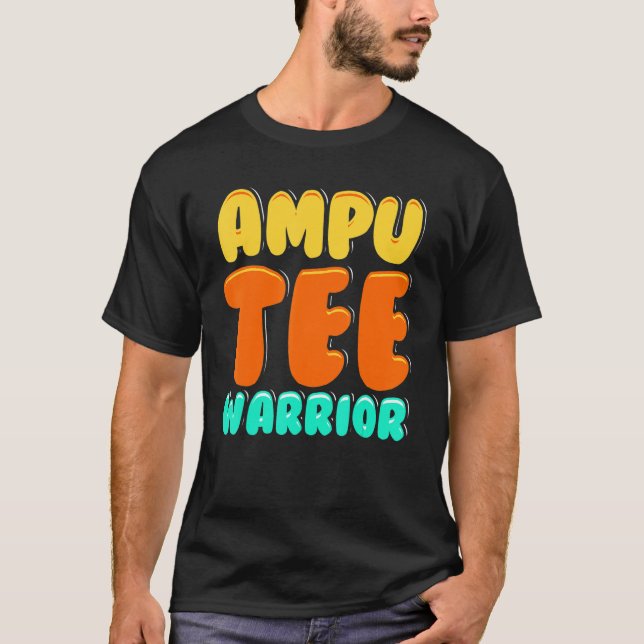 Camiseta Amputee Humor Winning Leg Arm  Recovery  1 (Anverso)