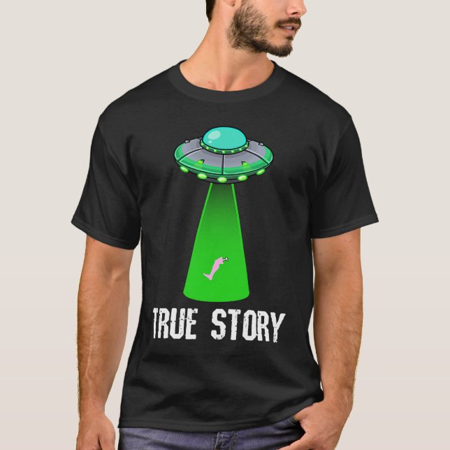 Camiseta Amputee Leg Foot Amputation UFO Alien Abduction Jo (Anverso)