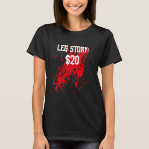 Camiseta Amputee Story Amputación Cirugía Humor Chiste