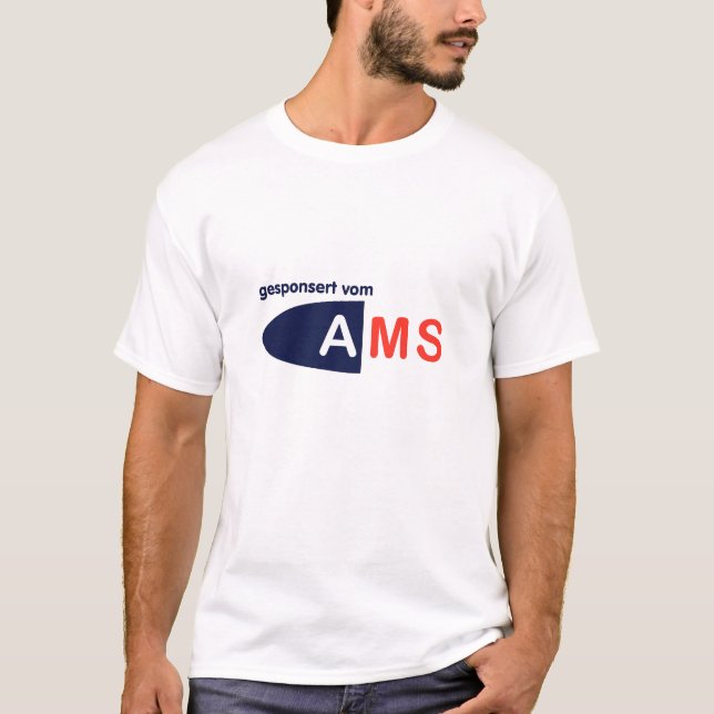Camiseta AMS - gesponsert vom AMS (Anverso)