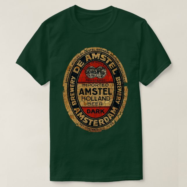 Camiseta Amstel Vintage Beer Holland (Diseño del anverso)