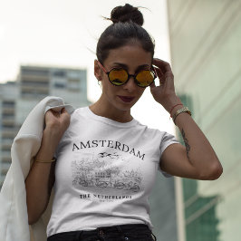 Camiseta Amsterdam Beautiful Vintage Landscape