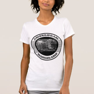 CAMISETA AMSTERDAM BLANCO Y NEGRO