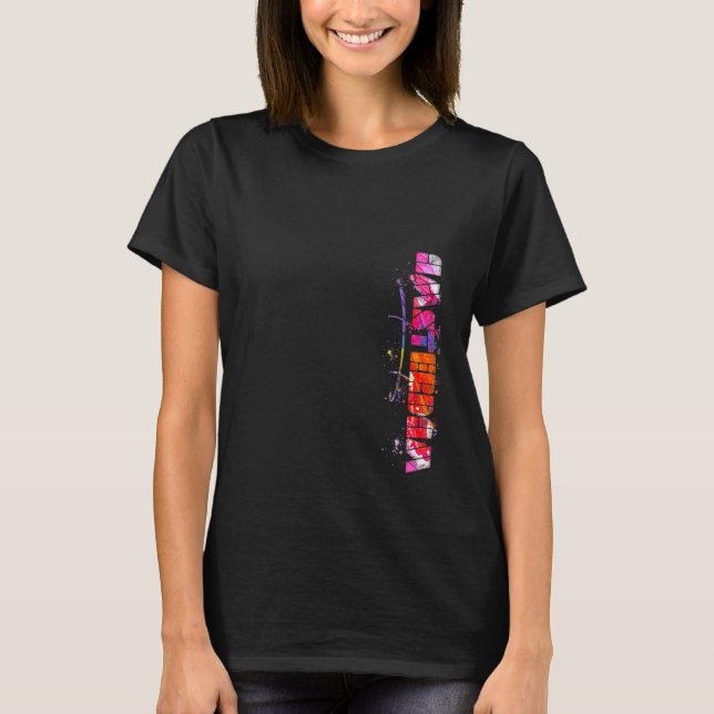 Camiseta Amsterdam Cityscape Amsterdam Skyline (Anverso)