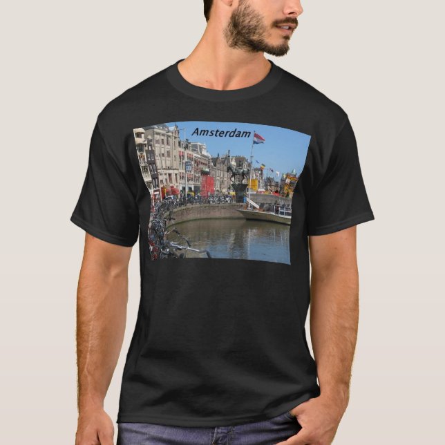 Camiseta Amsterdam - ciudad [kan.k]. (Anverso)