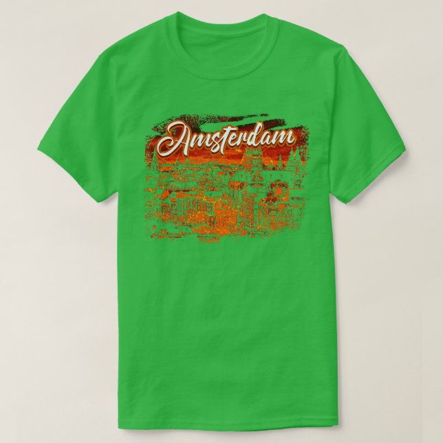 Camiseta Ámsterdam Holanda (Diseño del anverso)