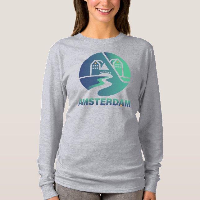 Camiseta Amsterdam Netherlands Europe (Anverso)