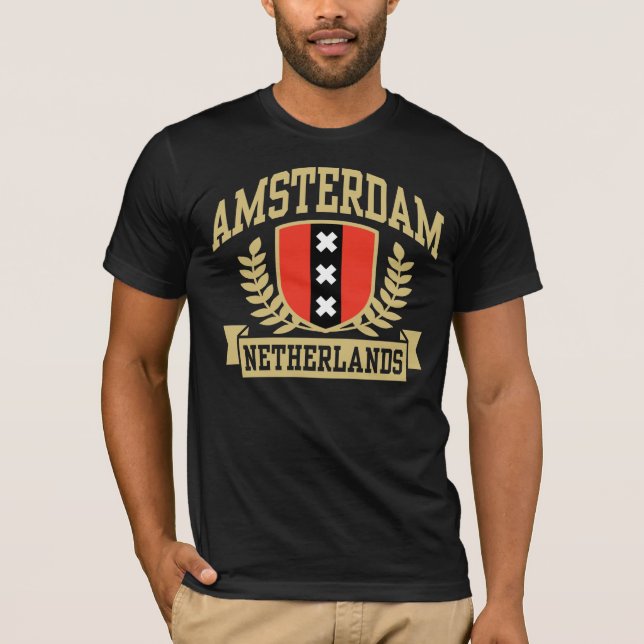Camiseta Ámsterdam Países Bajos (Anverso)