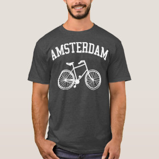 Camiseta Amsterdam Países Bajos Bicicleta Hollo Pullo