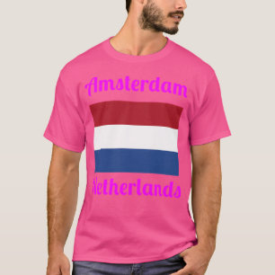 Camiseta Ámsterdam - Países Bajos - Impresiones elegantes