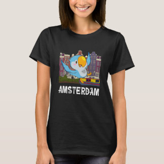 Camiseta Amsterdam Parakeet Holland The Netherlands  1