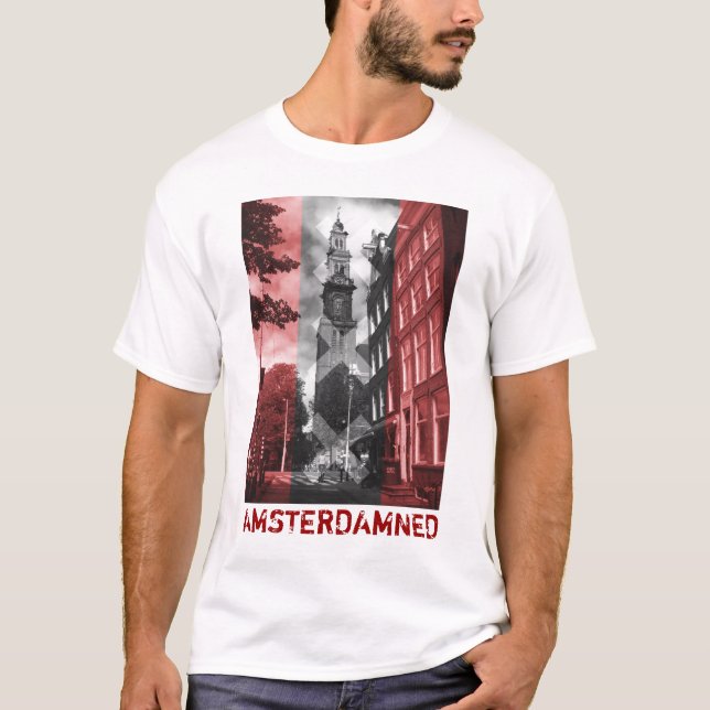Camiseta AMSTERDAMNED Westertoren (Anverso)