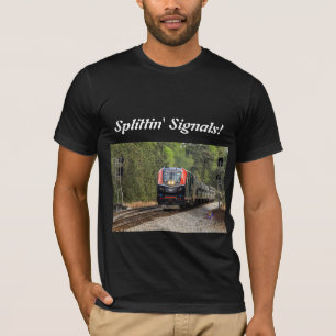 Camiseta Amtrak Dividiendo Señales