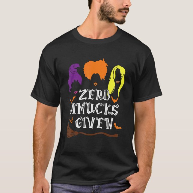 Camiseta Amuck Halloween Bruja Cero Amucks Dada Vestimenta (Anverso)