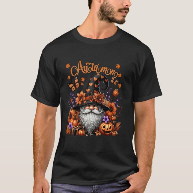 Camiseta Amuleto de Gnomo de Otoño (Anverso)