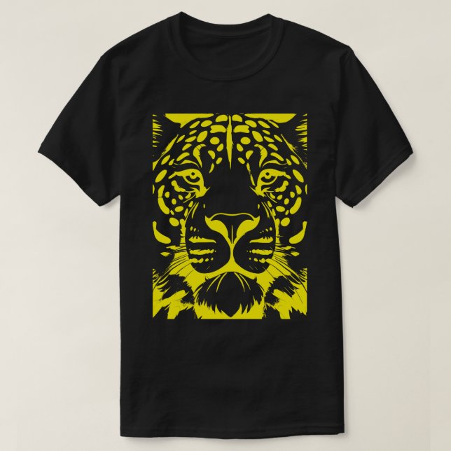 Camiseta Amur Leopard Yellow (Diseño del anverso)