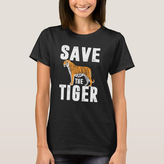 Camiseta amur tiger tiger cage big cat big cats asian tiger (Anverso)