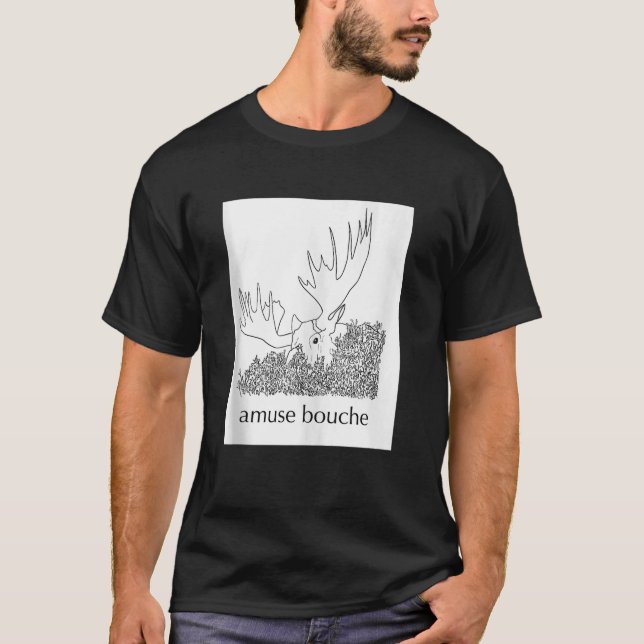 Camiseta Amuse Bouche o Moose Bush Witty Dining Nat (Anverso)