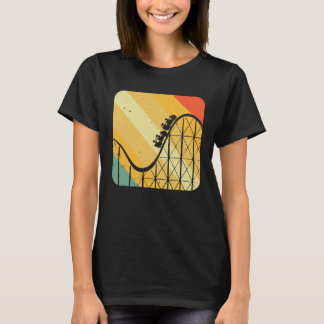 Camiseta Amusement Park Theme Park  Vintage Roller Coaster