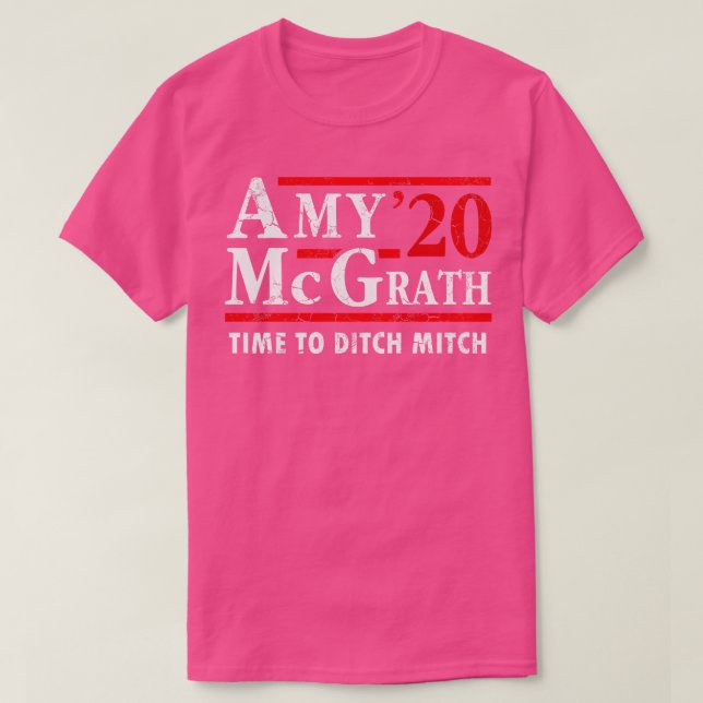 Camiseta Amy McGrath 2020 Elección Para Ditch Mitch (Diseño del anverso)