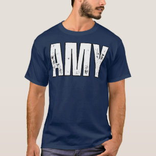 Camiseta Amy Name Gift Aniversario de la Fiesta de Cumpleañ
