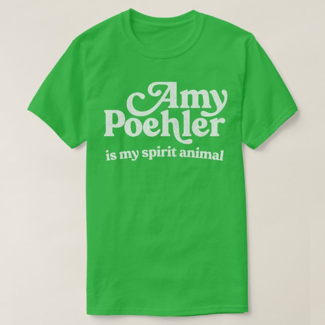 Camiseta Amy Poehler es mi animal espiritual (Diseño del anverso)