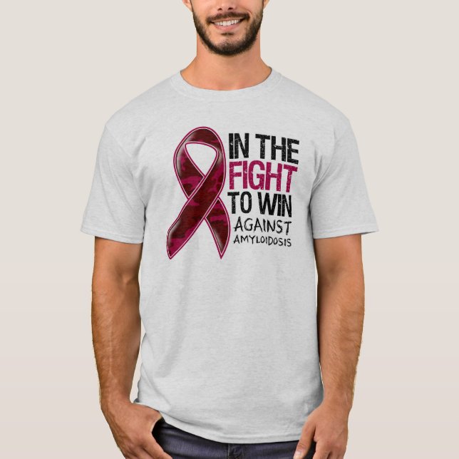 Camiseta Amyloidosis - lucha a ganar (Anverso)