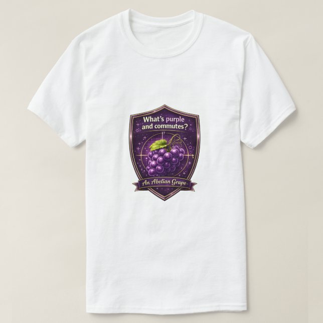 Camiseta An Abelian Grape (Diseño del anverso)