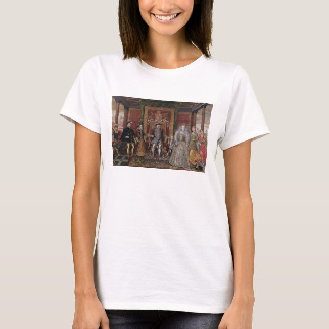 Camiseta An Allegory of the Tudor Succession: The Family of (Anverso)
