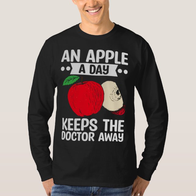 Camiseta An Apple A Day Keeps The Doctor Away Fruit Picker (Anverso)