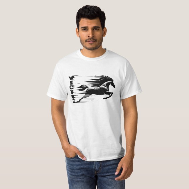 Camiseta  An inspiring horse (Anverso completo)