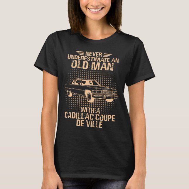 Camiseta An Old Man Cadillac Coupe De Ville (Anverso)