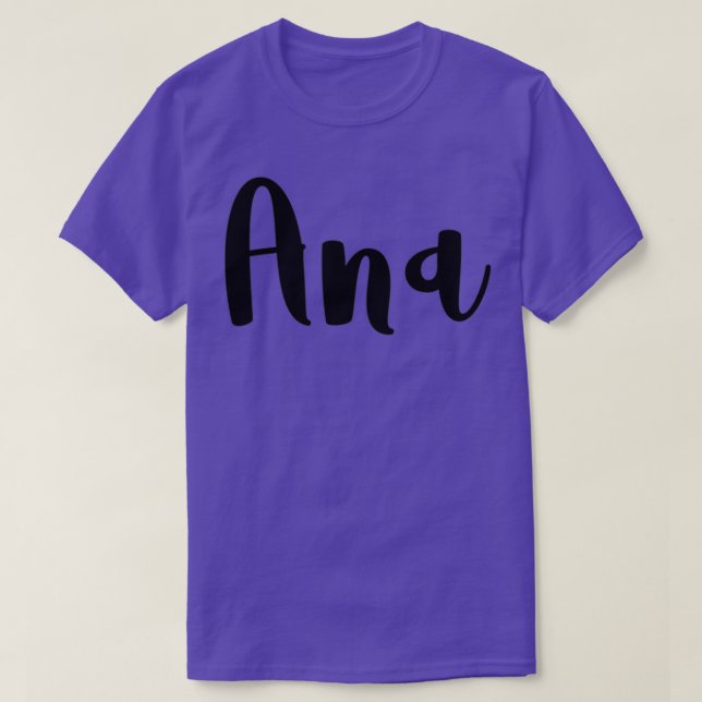 Camiseta Ana (Diseño del anverso)