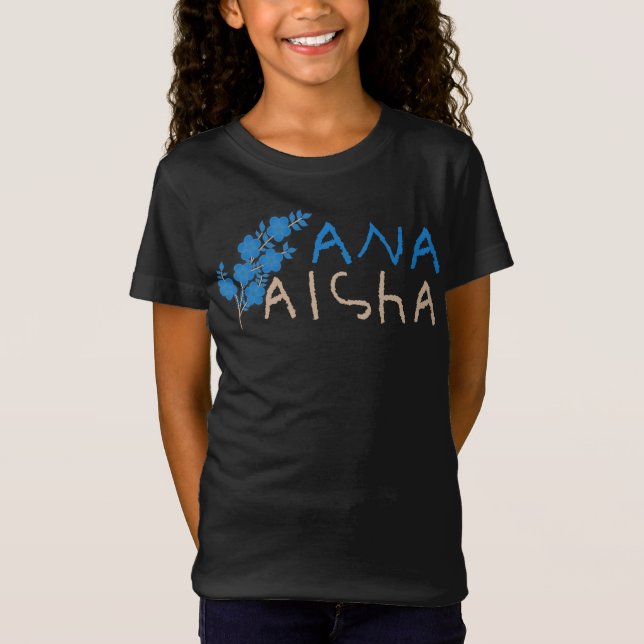 CAMISETA ANA AISHA. (Anverso)