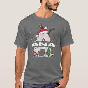 Camiseta Ana Navidades con nombre de Ana para navidades div