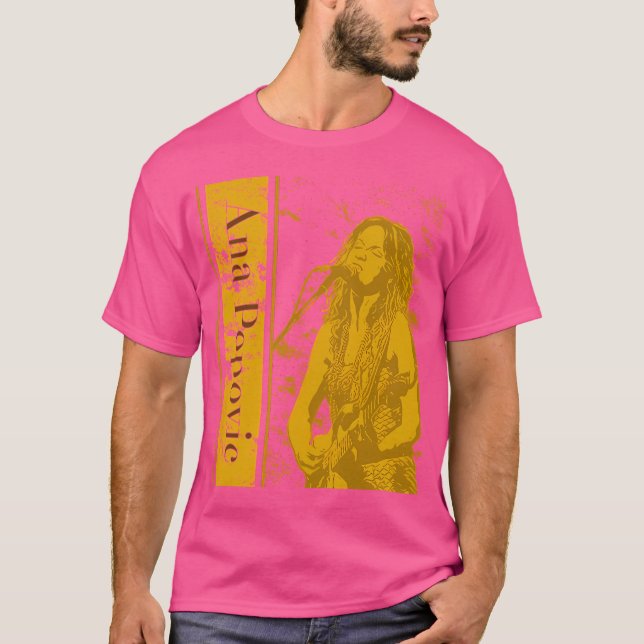 Camiseta Ana Popovic Blues Rock (Anverso)