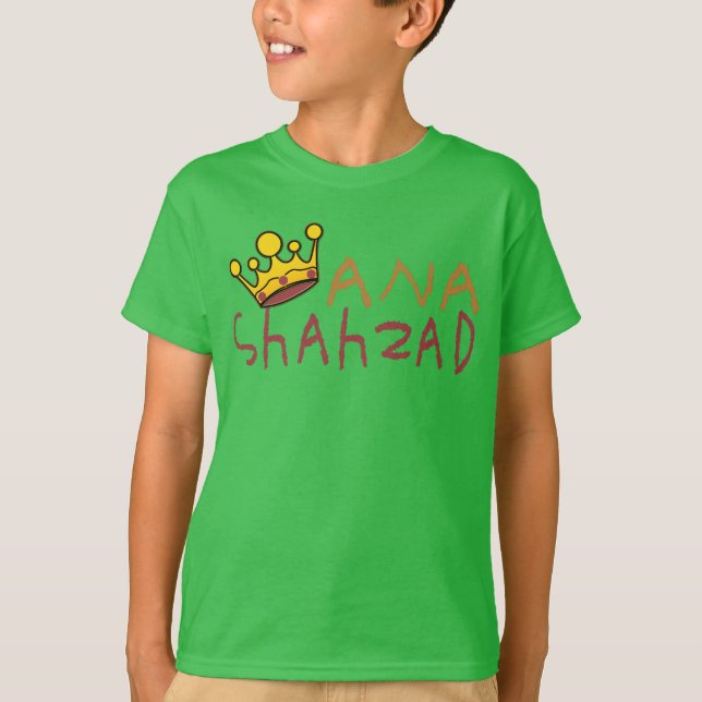 CAMISETA ANA SHAHZAD. (Anverso)