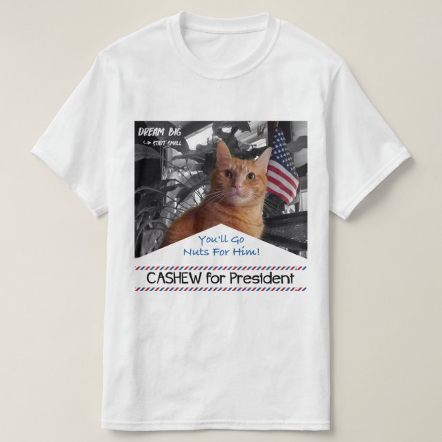 Camiseta Anacardo para el presidente (Diseño del anverso)