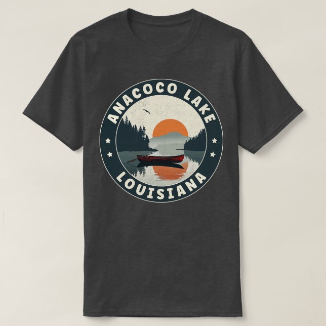 Camiseta Anacoco Lake Louisiana Sunset TShirt (Diseño del anverso)
