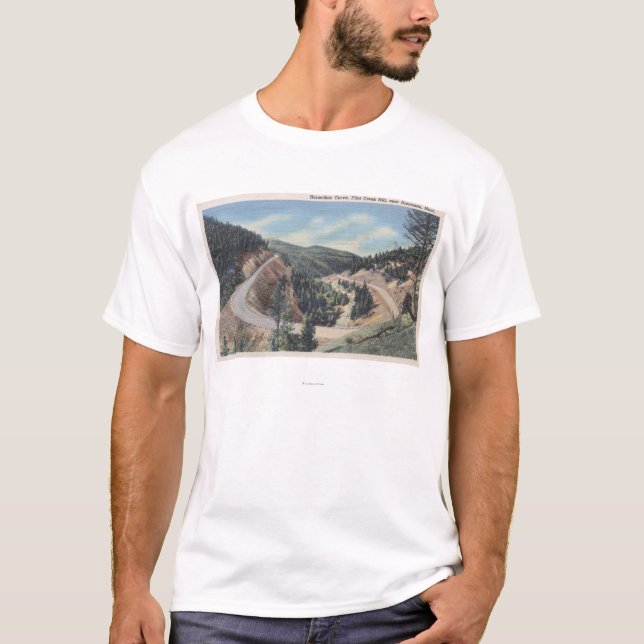 Camiseta Anaconda, Montana - curva de herradura (Anverso)