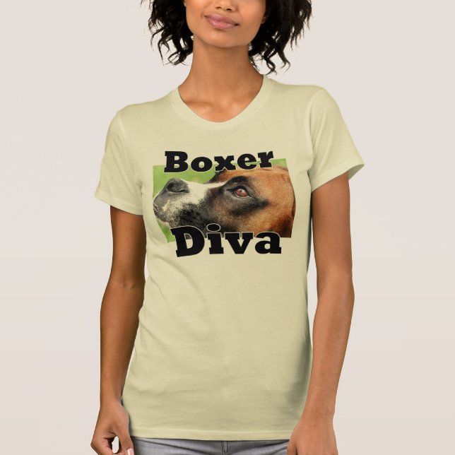 Camiseta AÑADA a SU DIVA del boxeador de la FOTO (Anverso)