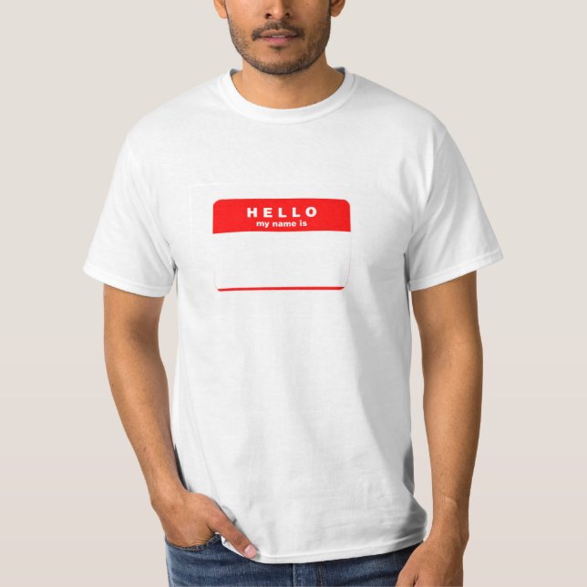 Camiseta Añada cualquier nombre (Anverso)