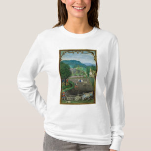Camiseta Añada el 18855 de octubre: arando y sembrando, de