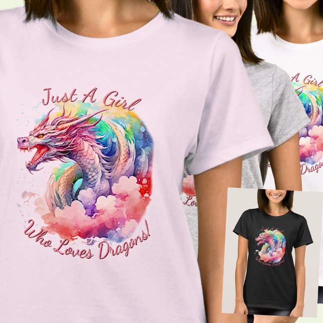 Camiseta Añade Texto De Nombre, ¡Sólo Un Chica Que Ama Los  (Subido por el creador)