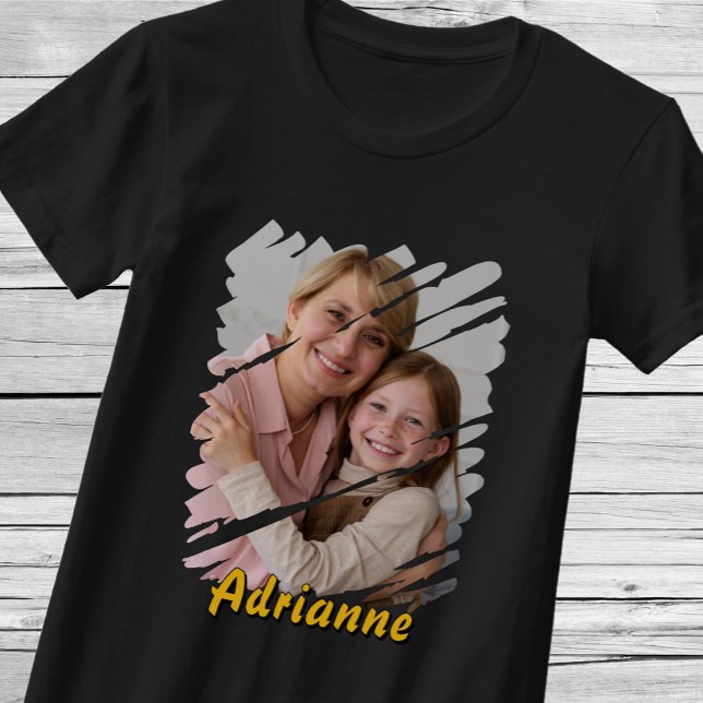 Camiseta Añade tu foto y nombre. Regalo personalizado perso (Subido por el creador)