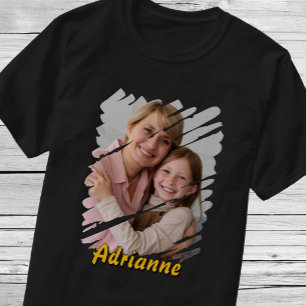 Camiseta Añade tu foto y nombre. Regalo personalizado perso