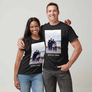 Camiseta Añade tu foto y texto de forma personalizada