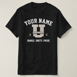 Camiseta Añade tu nombre de orgullo familiar gracioso de un