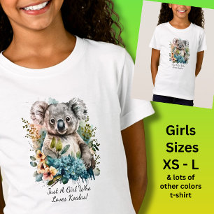 Camiseta Añade tu nombre de texto, ¡solo un Chica que ama a