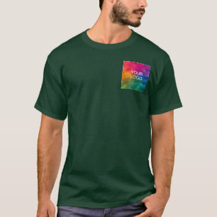 Camiseta Añadir cargar logotipos para empresas comerciales